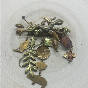 Unique Animal Charm Brooch